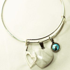 RHC Bangle with Swarovski Crystal